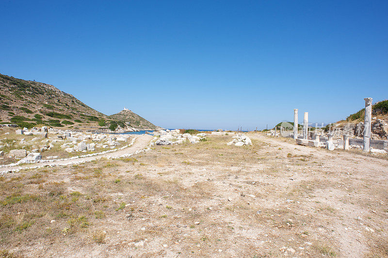 考古文物在Knidos (Cnidus)，土耳其